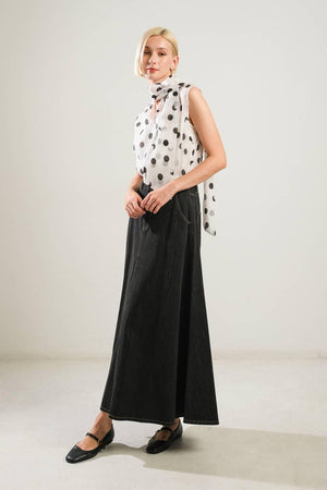 THIS ISN'T GOODBYE WOVEN TOP.