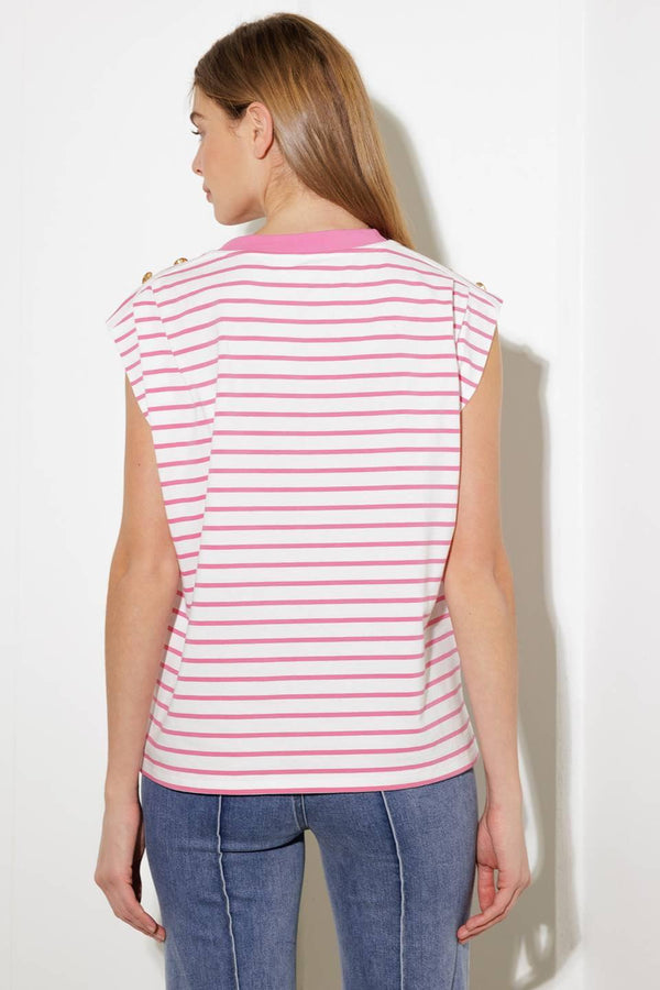 FEELING SPECIAL PINK KNIT TOP - Flying Tomato - TOPS - Freemarket