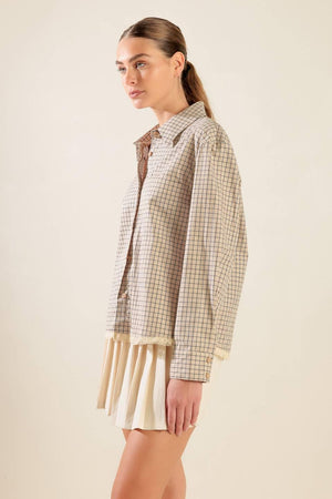 AWAITING LOVE WOVEN TOP.