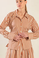 PIECES OF MY HEART WOVEN TOP.