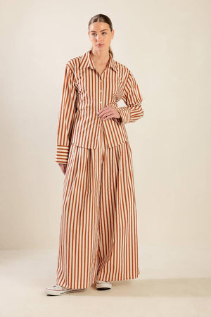 PIECES OF MY HEART WOVEN TOP.