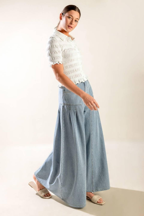 PICNIC AT SUNSET WOVEN TOP.