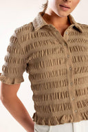 PICNIC AT SUNSET WOVEN TOP.