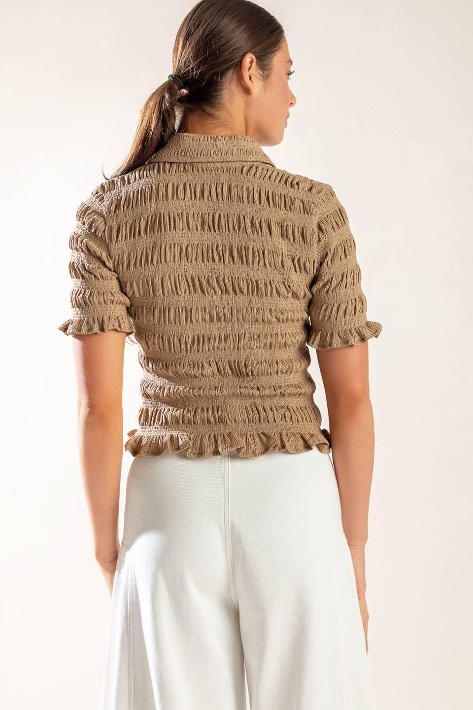 PICNIC AT SUNSET WOVEN TOP.