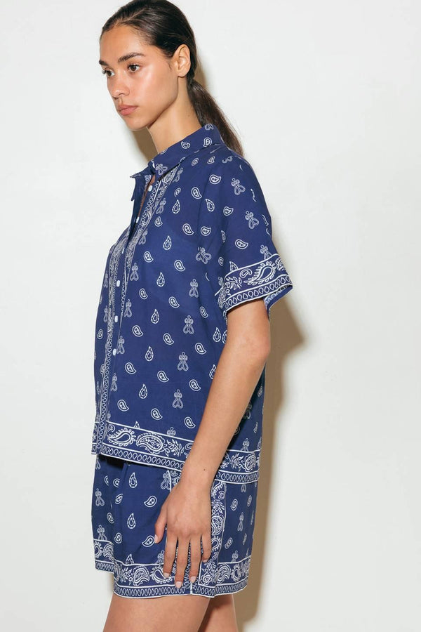 SUNKISSED MEADOW WOVEN SHIRT.