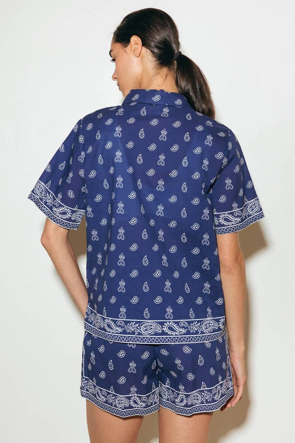 SUNKISSED MEADOW WOVEN SHIRT.