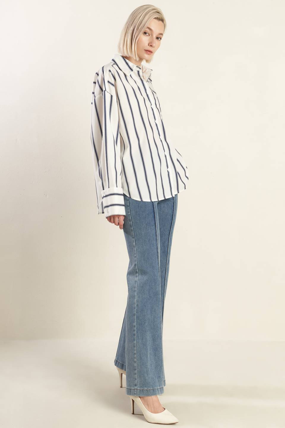 LOST IN PARADISE OVERSIZE WOVEN SHIRT