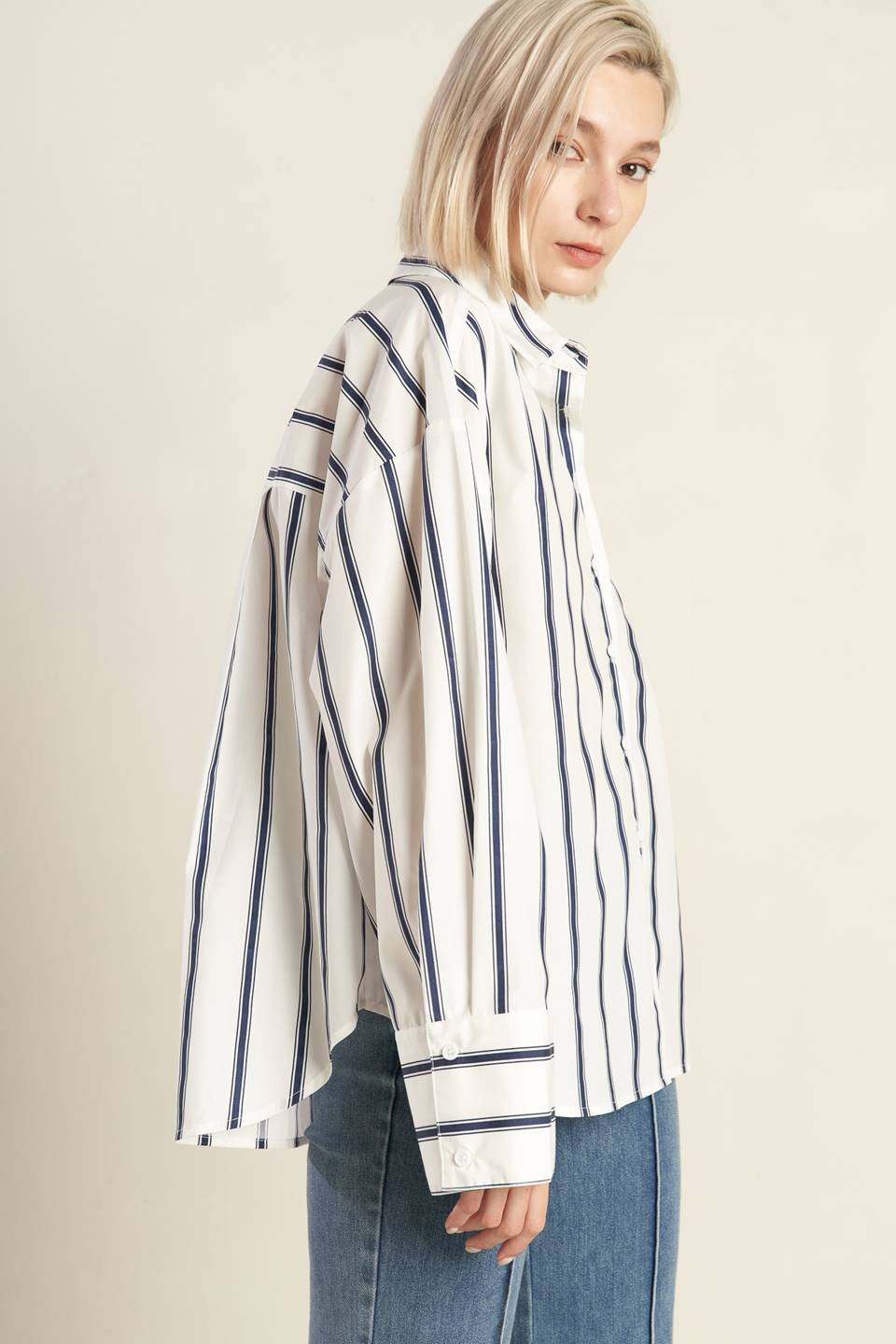 LOST IN PARADISE OVERSIZE WOVEN SHIRT