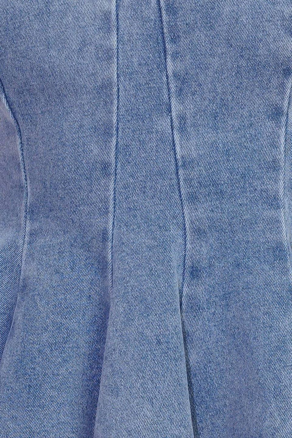 SANDY WALTZ LIGHT DENIM CAMI TOP.