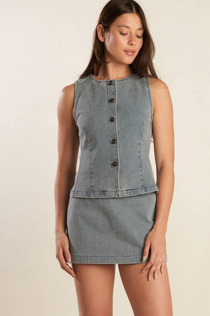 DAISY DATE DENIM VEST.