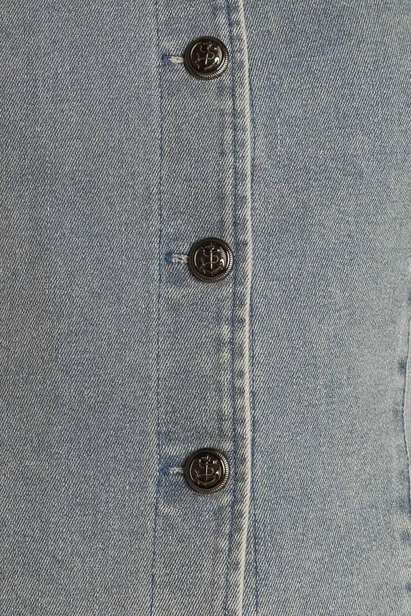 DAISY DATE DENIM VEST.