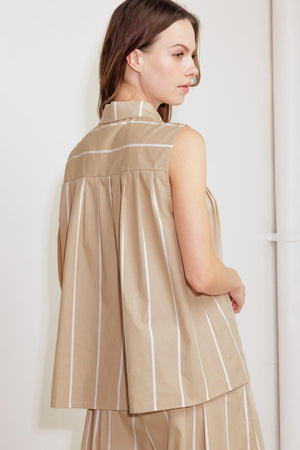 SOMEWHERE TO BE WOVEN TOP.