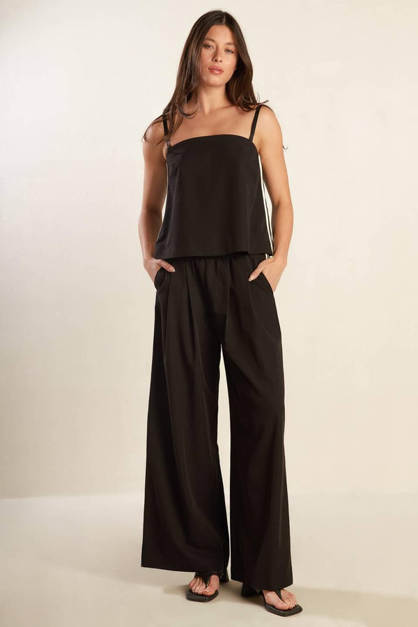 ONE MORE TIME WOVEN TOP.