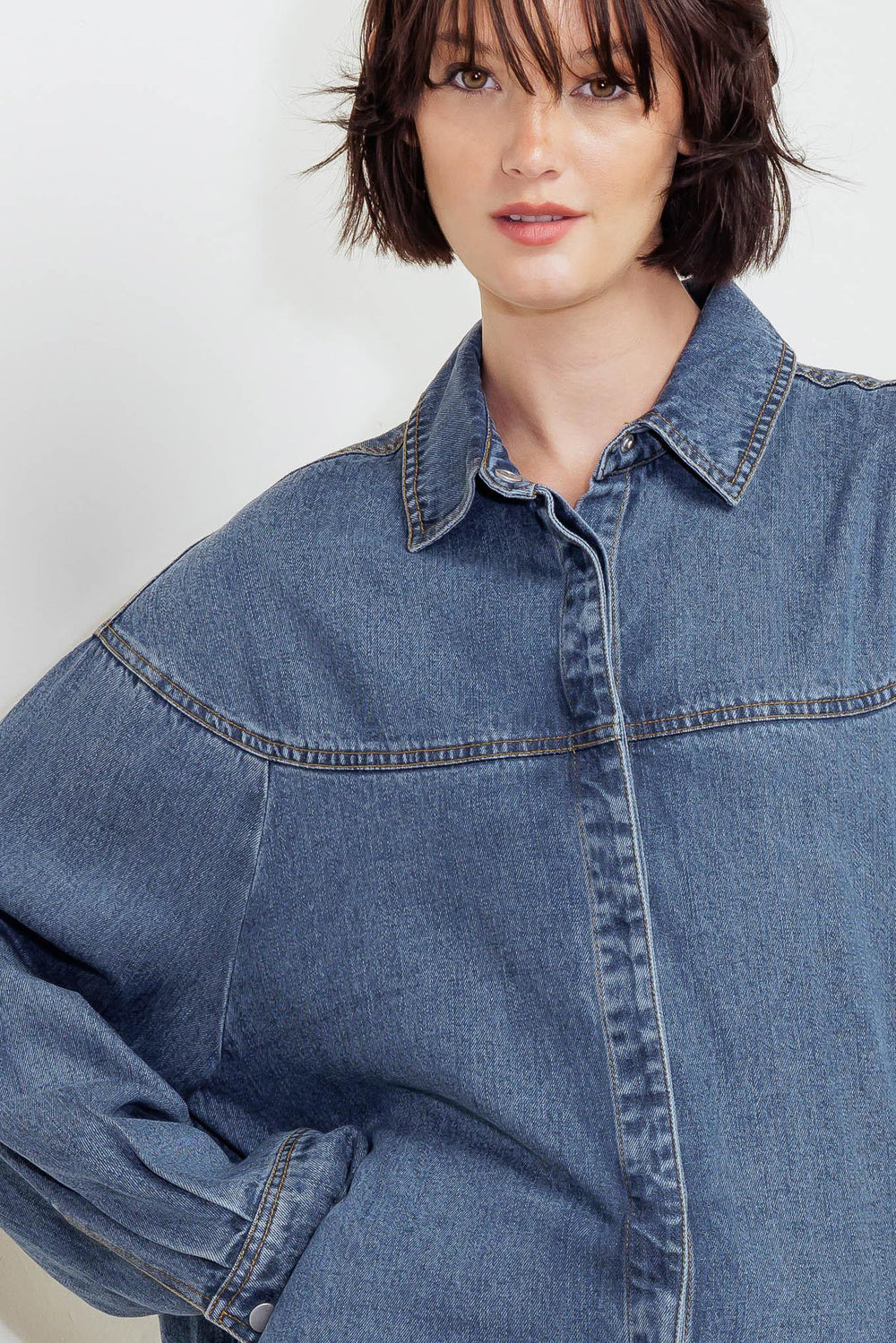 OFFLINE EDGE INDIGO DENIM TOP.