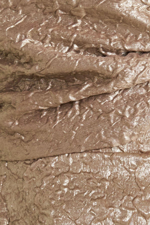 LIQUID GOLD WOVEN TOP.