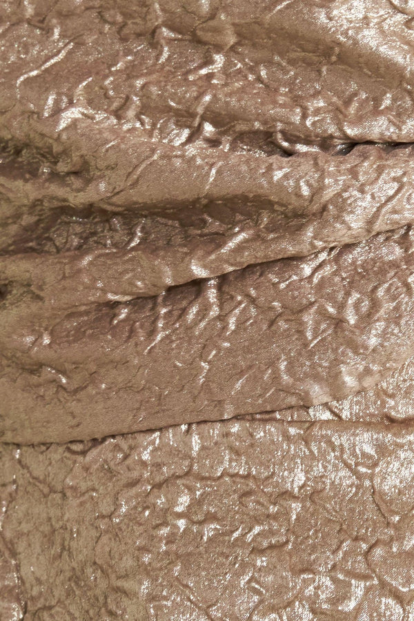 LIQUID GOLD WOVEN TOP.