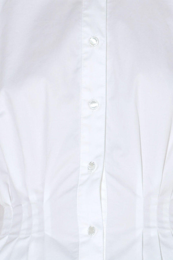 MODERN POISE WOVEN TOP.