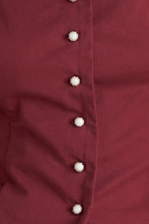 AMOUR SCALLOP WOVEN TOP.