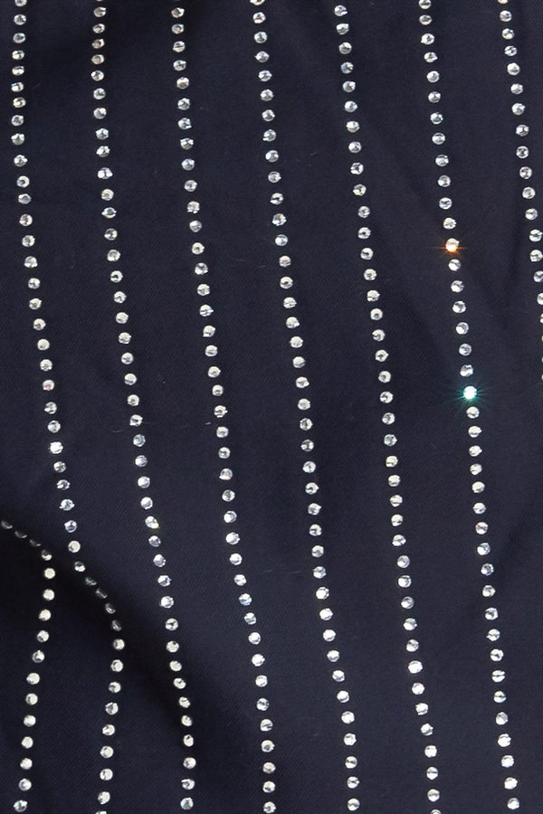GEOMETRIC EDGE WOVEN TOP.