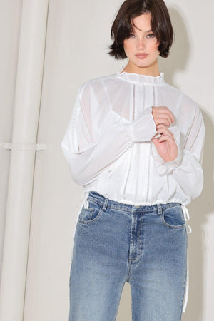 PURE ROMANCE WOVEN TOP - Flying Tomato - TOPS - Freemarket