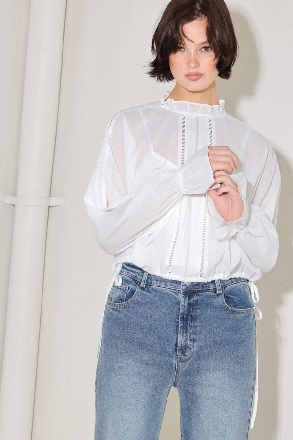 PURE ROMANCE WOVEN TOP - Flying Tomato - TOPS - Freemarket
