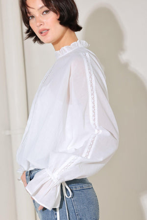 PURE ROMANCE WOVEN TOP - Flying Tomato - TOPS - Freemarket