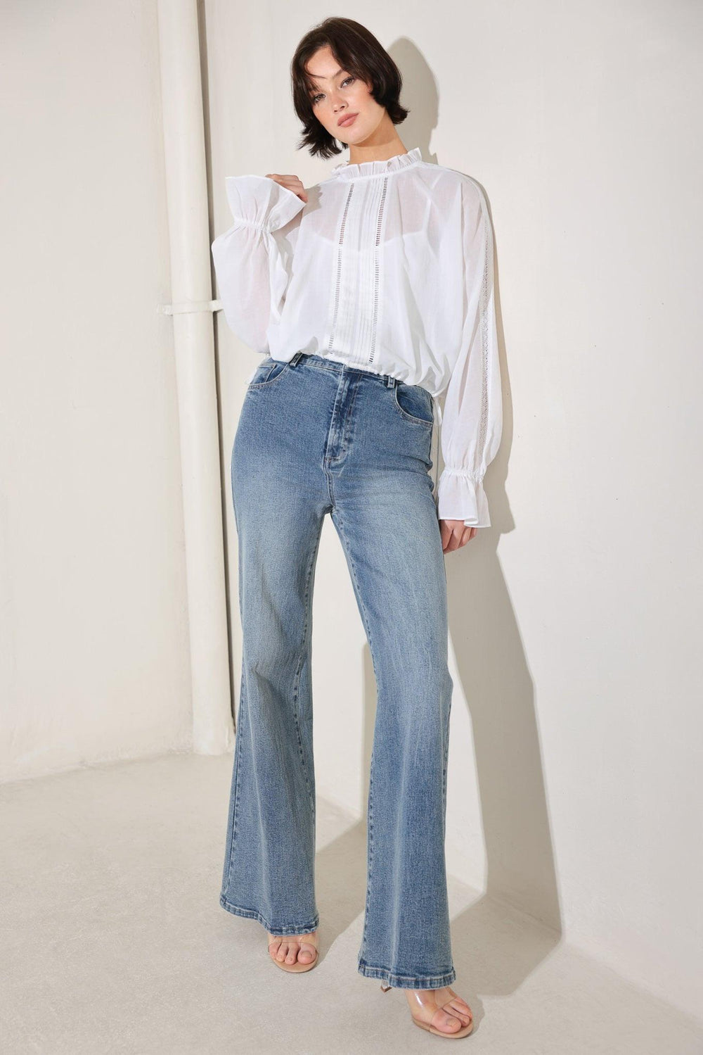 PURE ROMANCE WOVEN TOP - Flying Tomato - TOPS - Freemarket