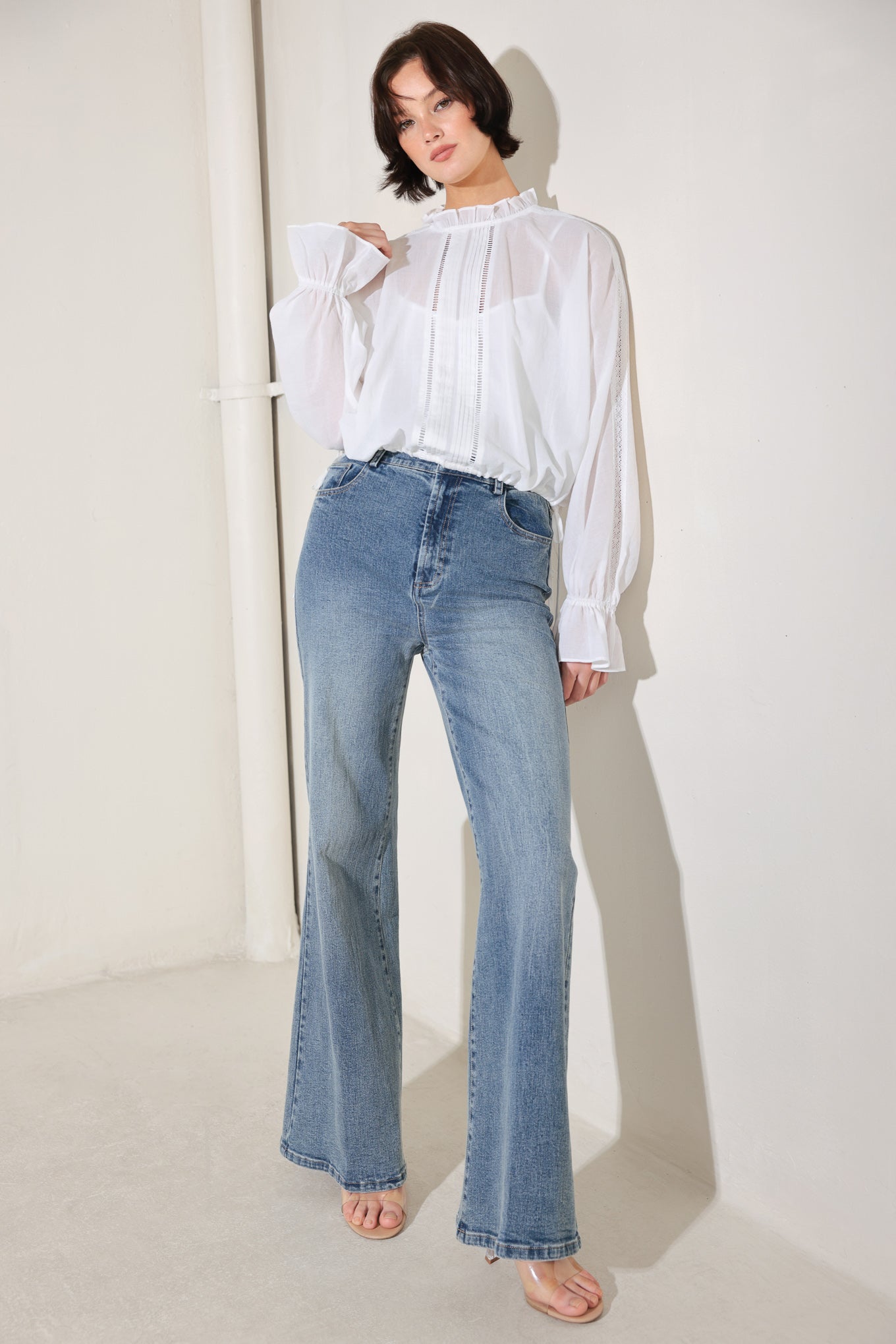 PURE ROMANCE WOVEN TOP