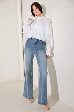 PURE ROMANCE WOVEN TOP - Flying Tomato - TOPS - Freemarket