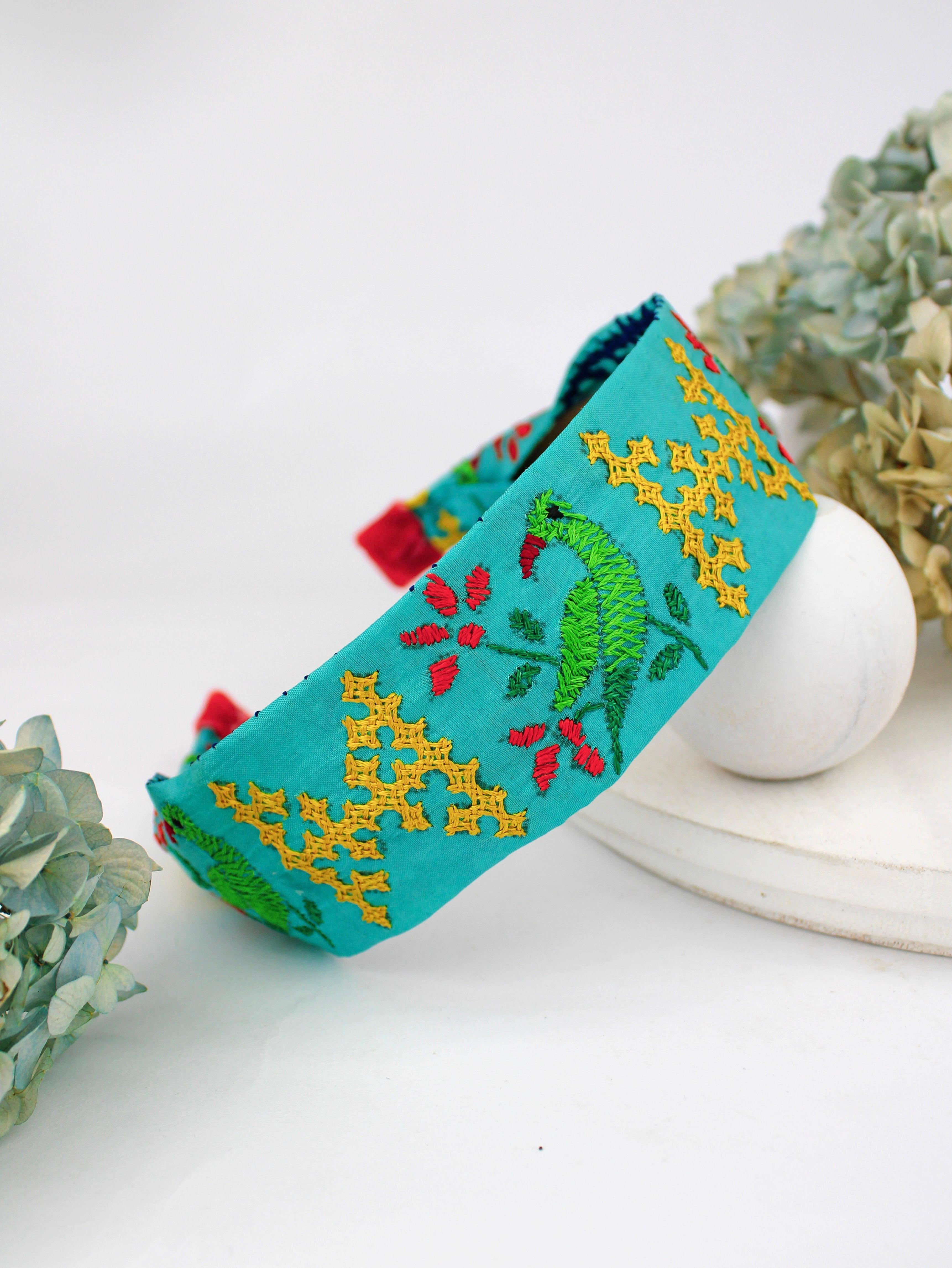 Frida Embroidered Headband.