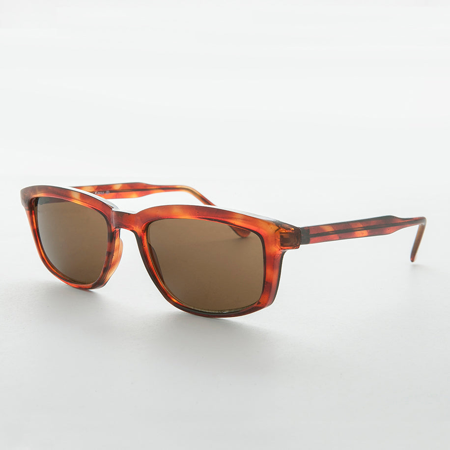 Classic Nerd Rectangular Vintage Sunglass - Godard