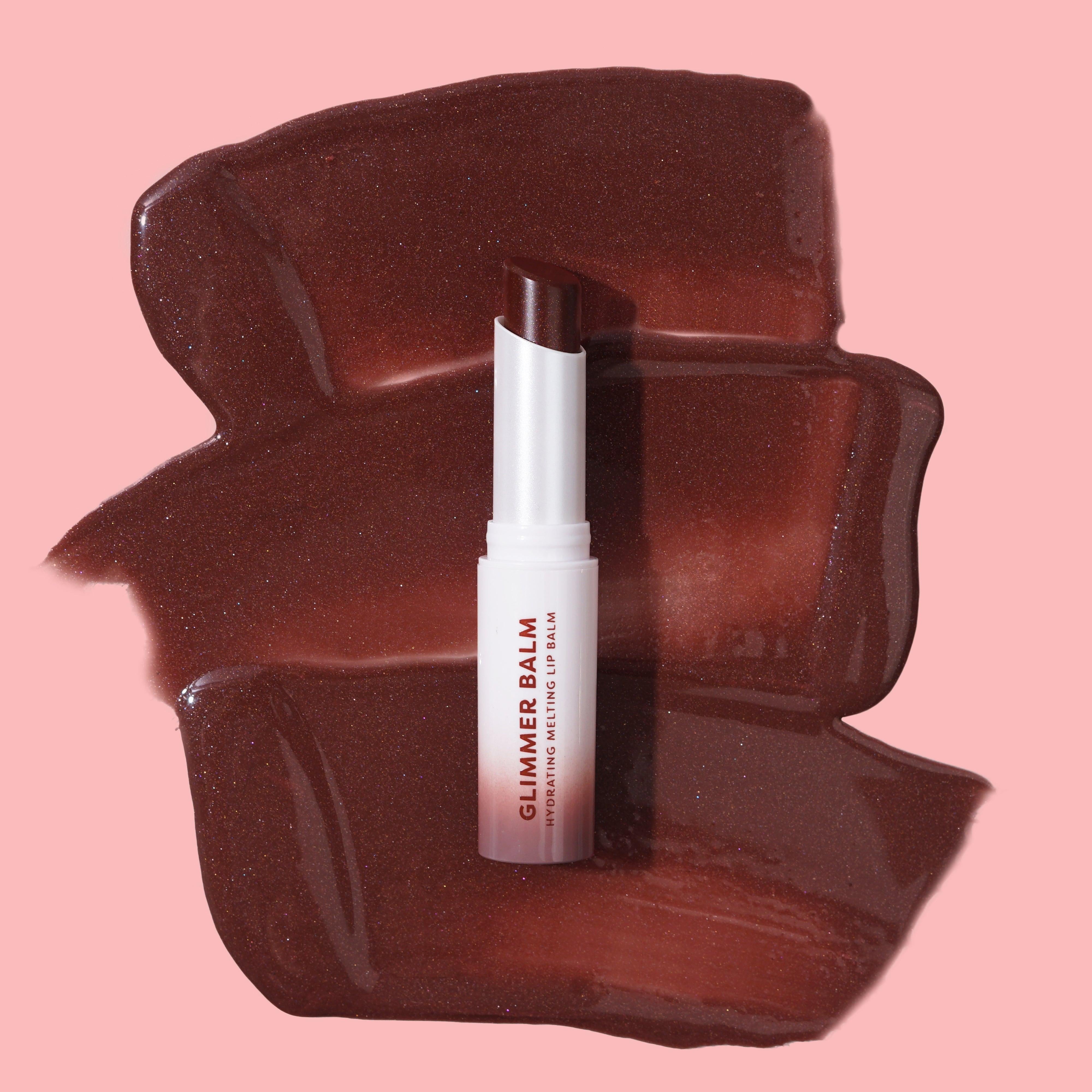 Glimmer Balm Hydrating Melting Lip Balm.