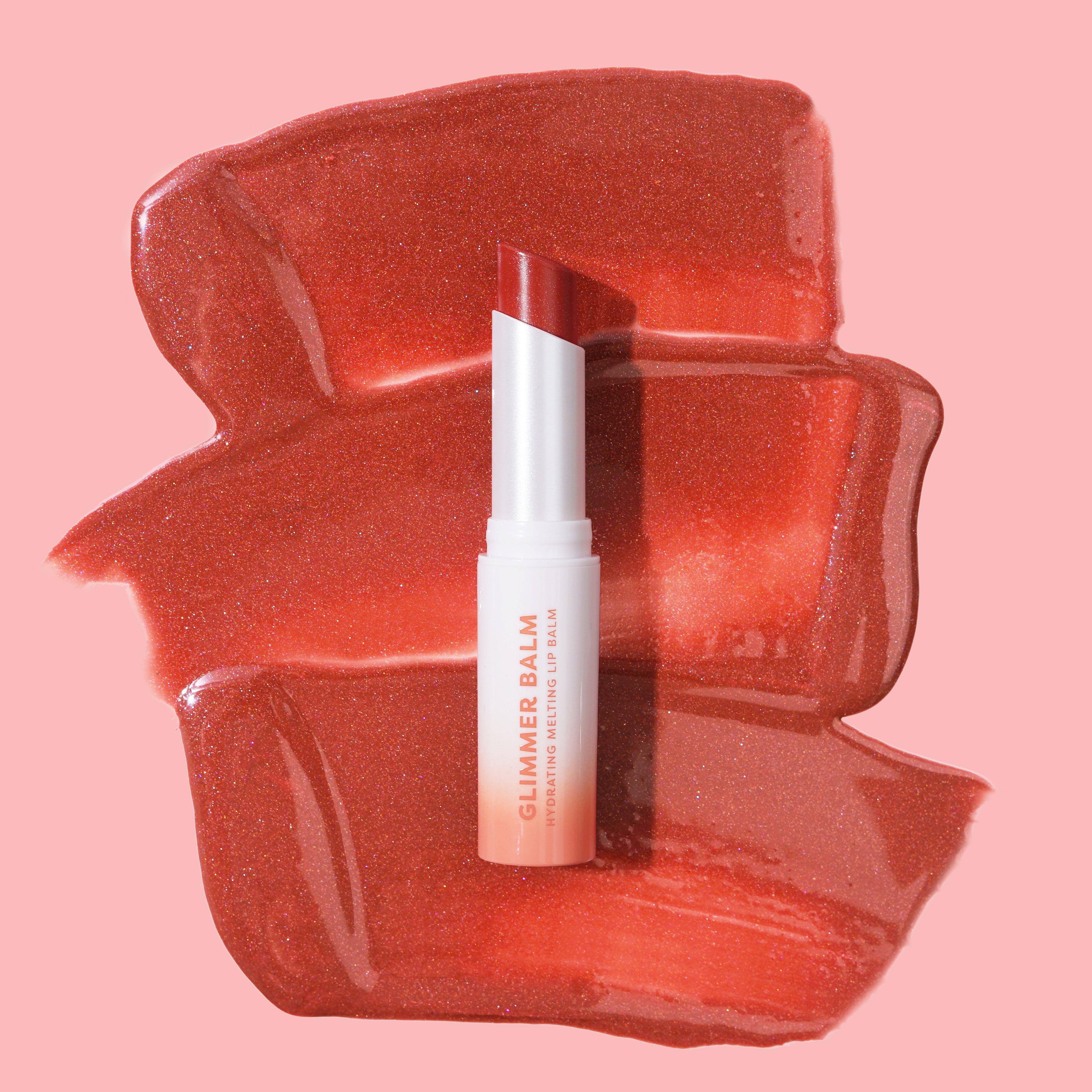 Glimmer Balm Hydrating Melting Lip Balm.