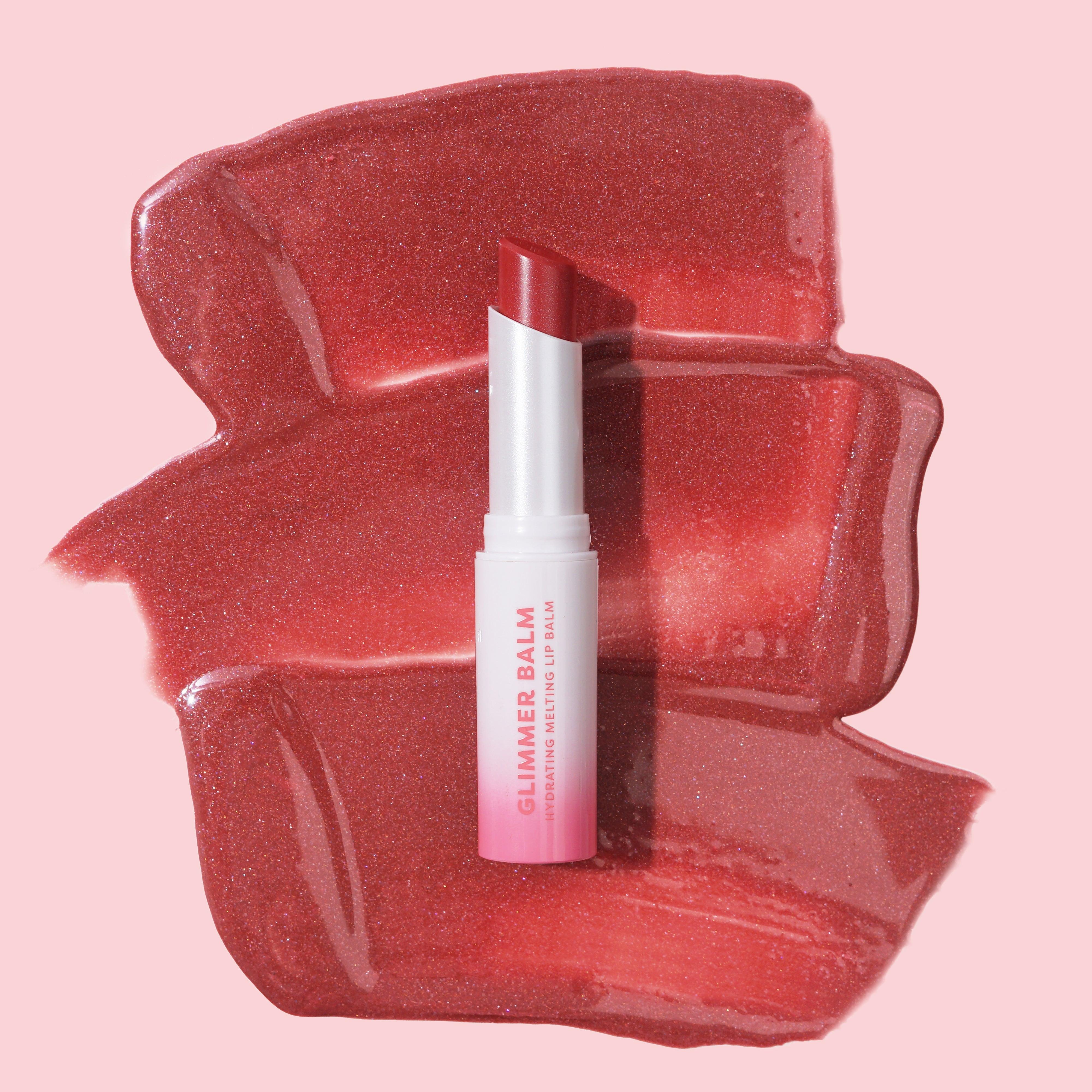 Glimmer Balm Hydrating Melting Lip Balm.