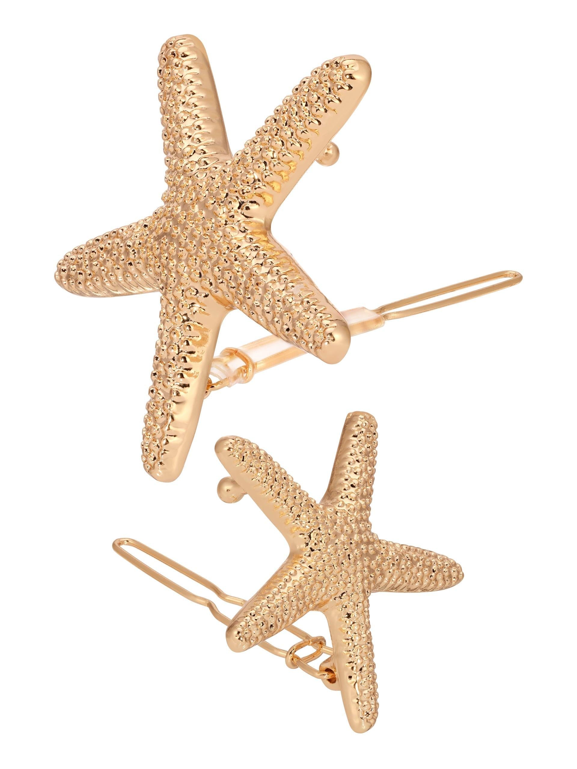 Starfish Barrette Set - Flying Tomato - Hair - Ettika