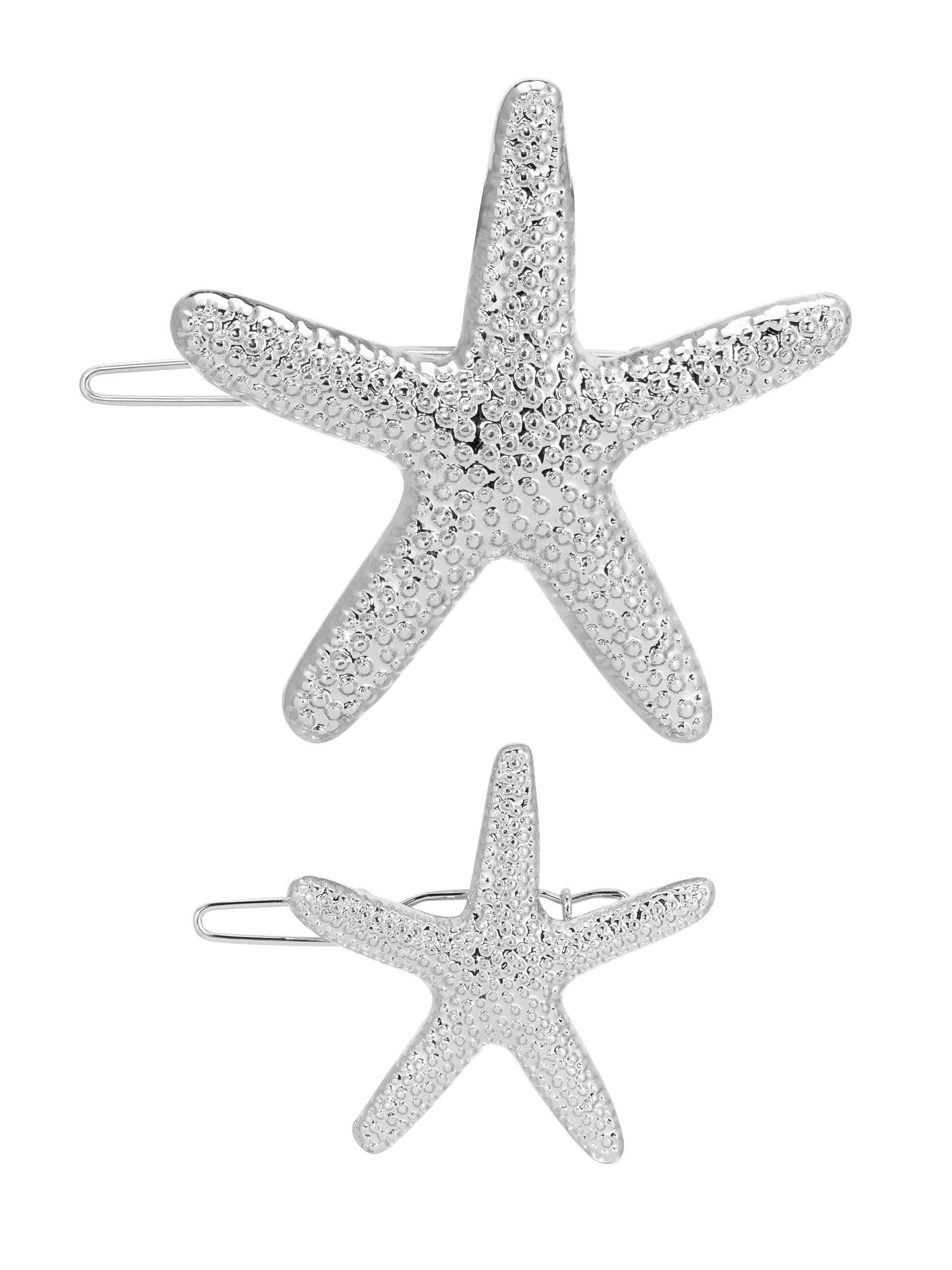 Starfish Barrette Set - Flying Tomato - Hair - Ettika