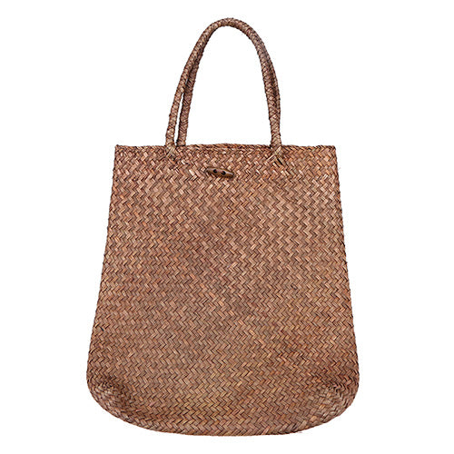 Handmade Rattan Storage Bags with Button