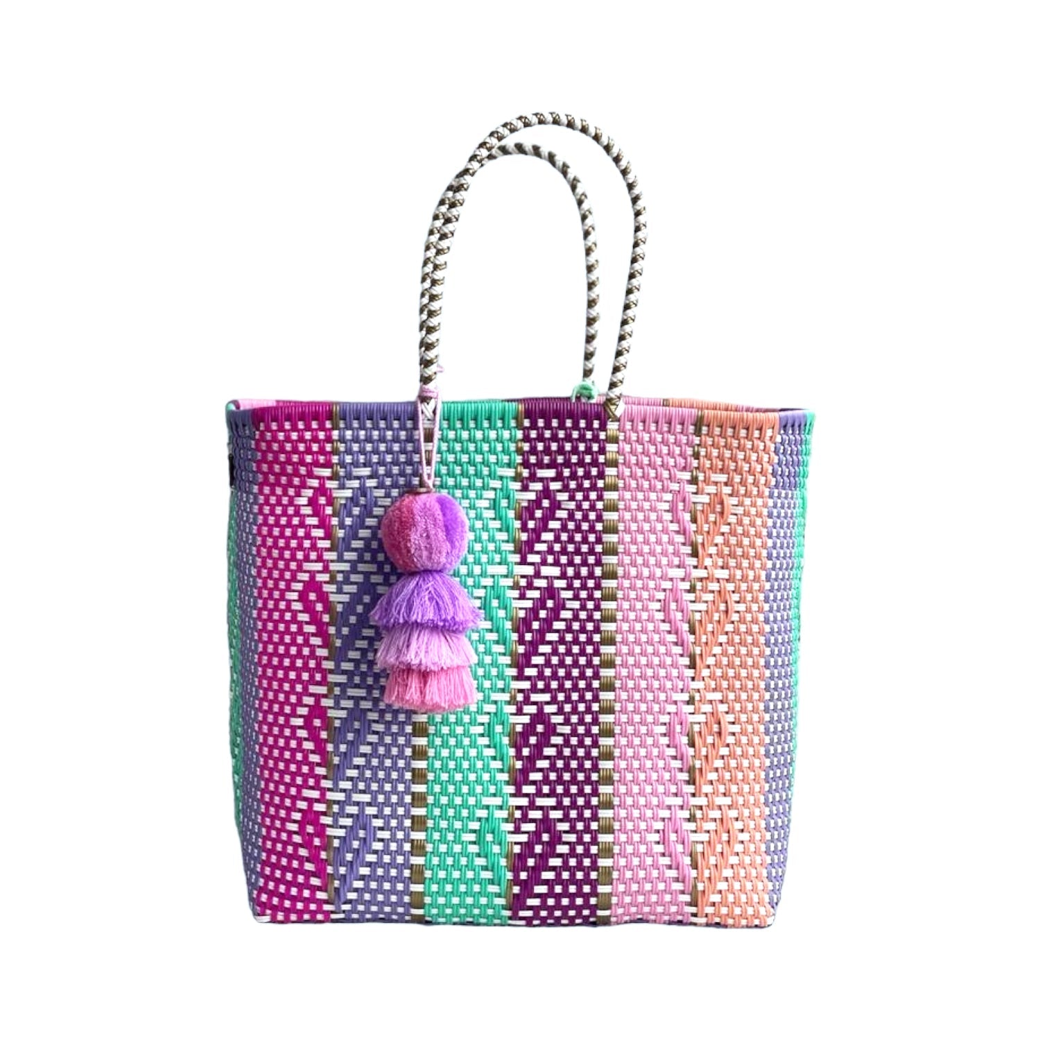 Heart Reflection in Multicolors Citron Tote