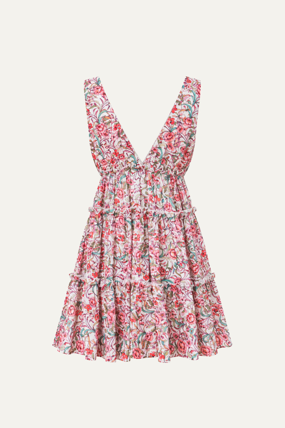 A FLORIOUS TIME WOVEN MINI DRESS