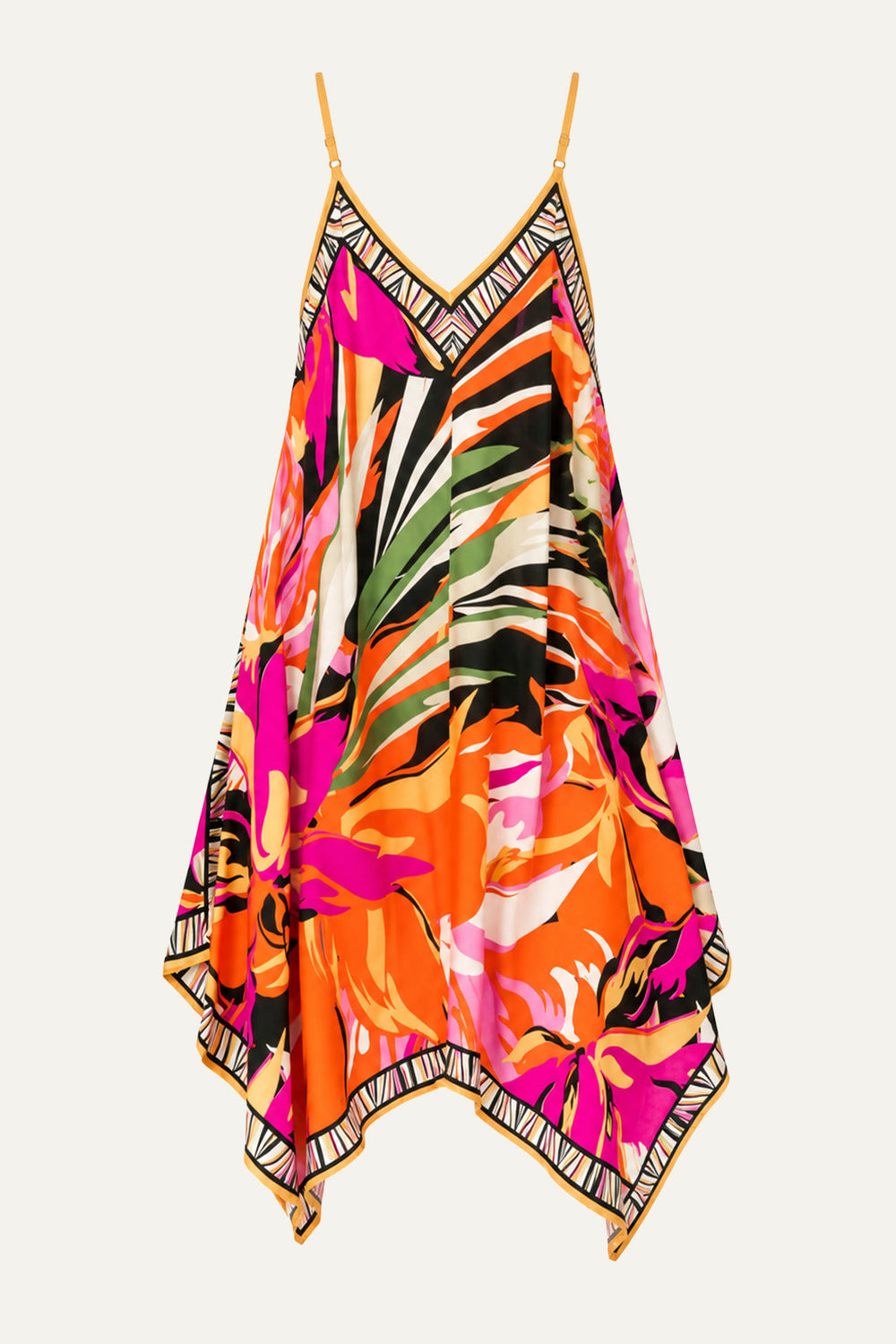 SIMPLE MELODY FLORAL HANKY DRESS