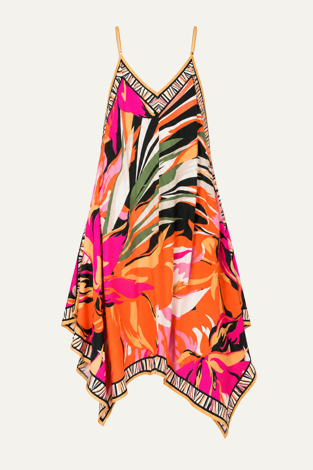 SIMPLE MELODY FLORAL HANKY DRESS