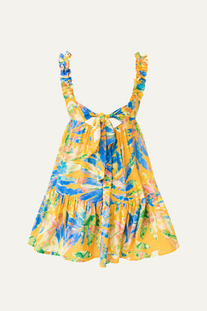 SWEETEST SENSATION WOVEN MINI DRESS