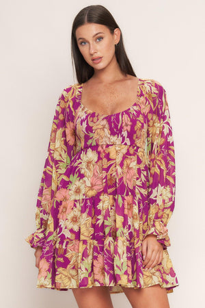 KEEPER OF MY HEART WOVEN MINI DRESS.