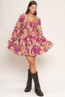 KEEPER OF MY HEART WOVEN MINI DRESS.