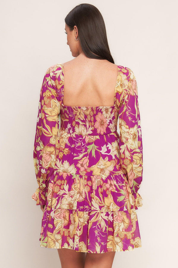 KEEPER OF MY HEART WOVEN MINI DRESS.