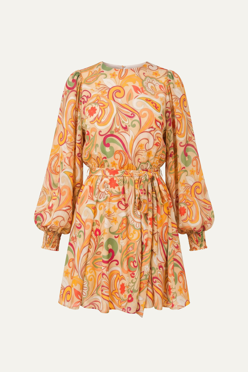 SPECTACULAR ENTRANCE WOVEN MINI DRESS