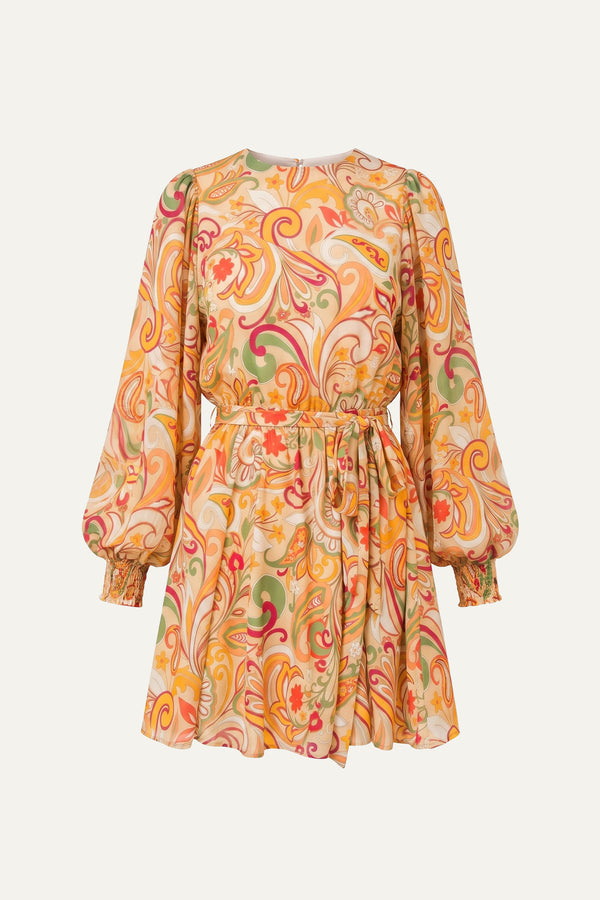 SPECTACULAR ENTRANCE WOVEN MINI DRESS