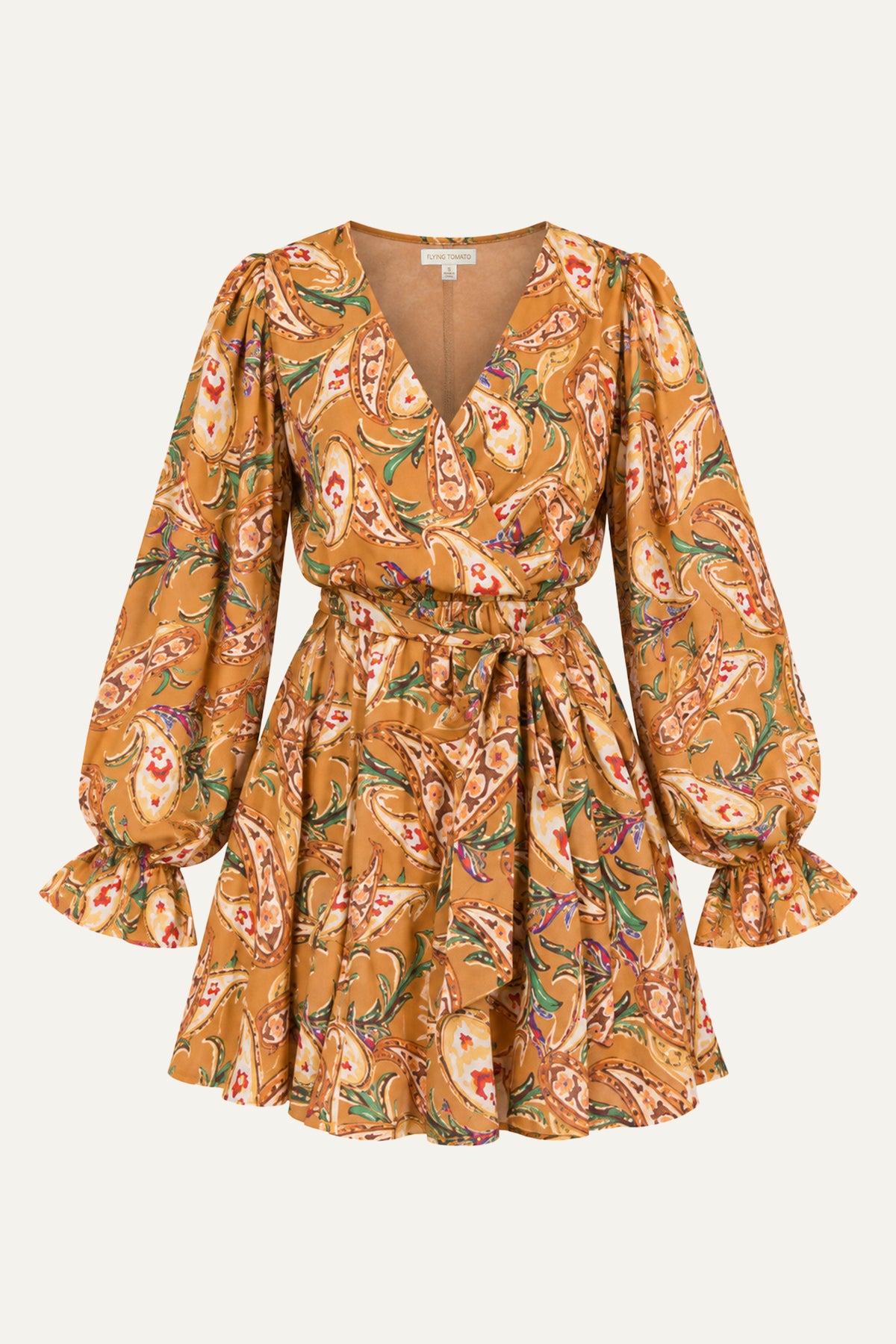 LIGHT UP YOUR LIFE WOVEN MINI DRESS