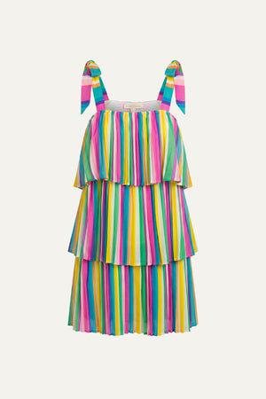 PROPER PARADISE WOVEN MINI DRESS