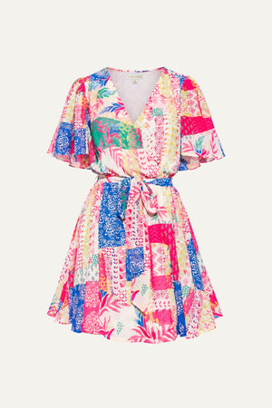MAKING MOVES WOVEN MINI DRESS